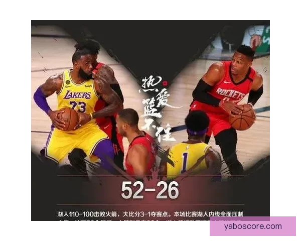 湖人确认无缘西部前二 最后8场力保第三或遭遇火箭首轮激战